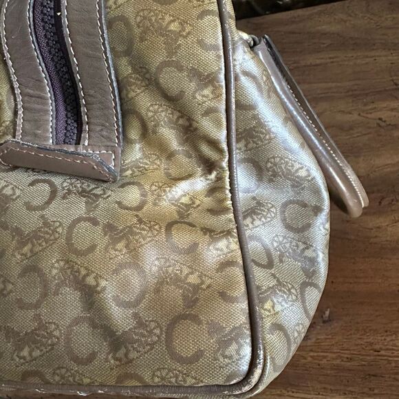 Vintage Celine Horse Carriage Monogram Coated Canvas Mini Boston Bag - Picture 13 of 16